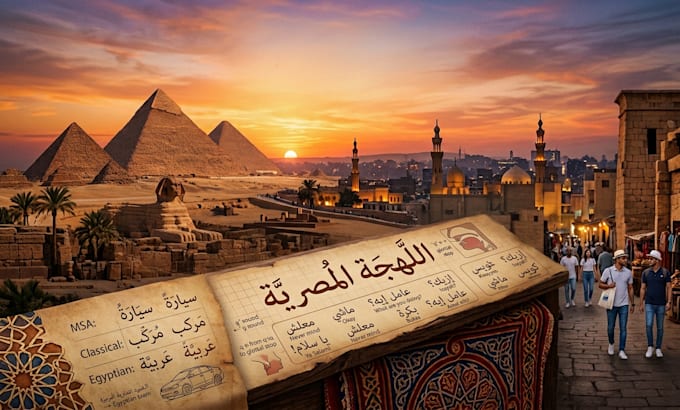 be your egyptian arabic tutor and help you speak arabic confidently