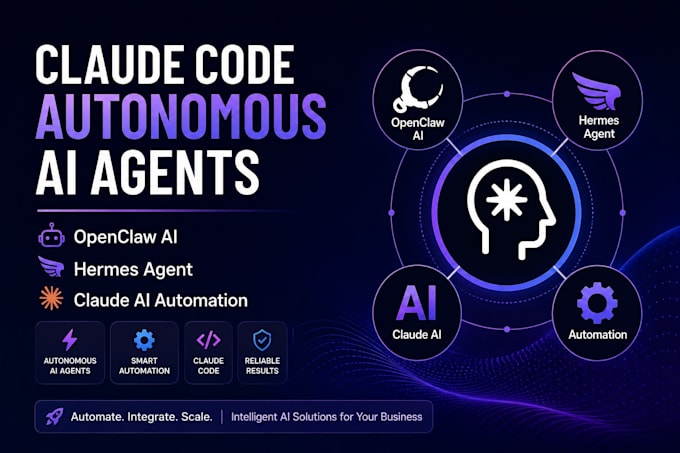 claude code autonomous ai agents openclaw ai hermes agent claude ai automation