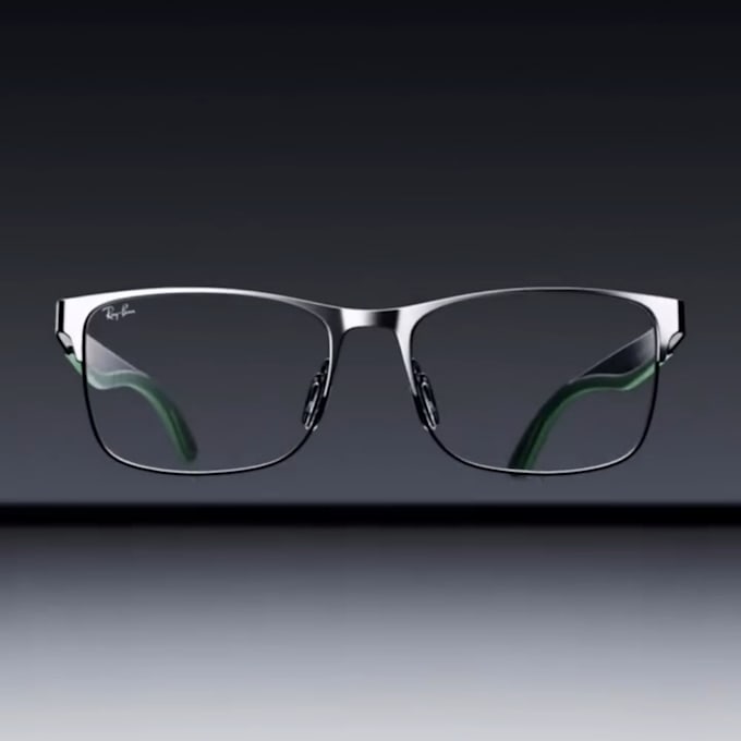 render 3d eyewear design, 3d glasses, sunglasses, frame, optical glasses