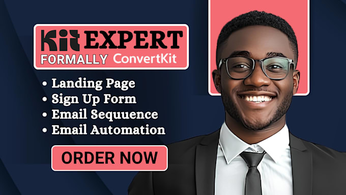 setup convertkit newsletter design kit landing page kit email sequence expert