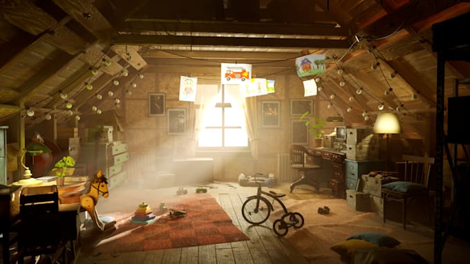 game ready 3d pbr props, creatures for unreal