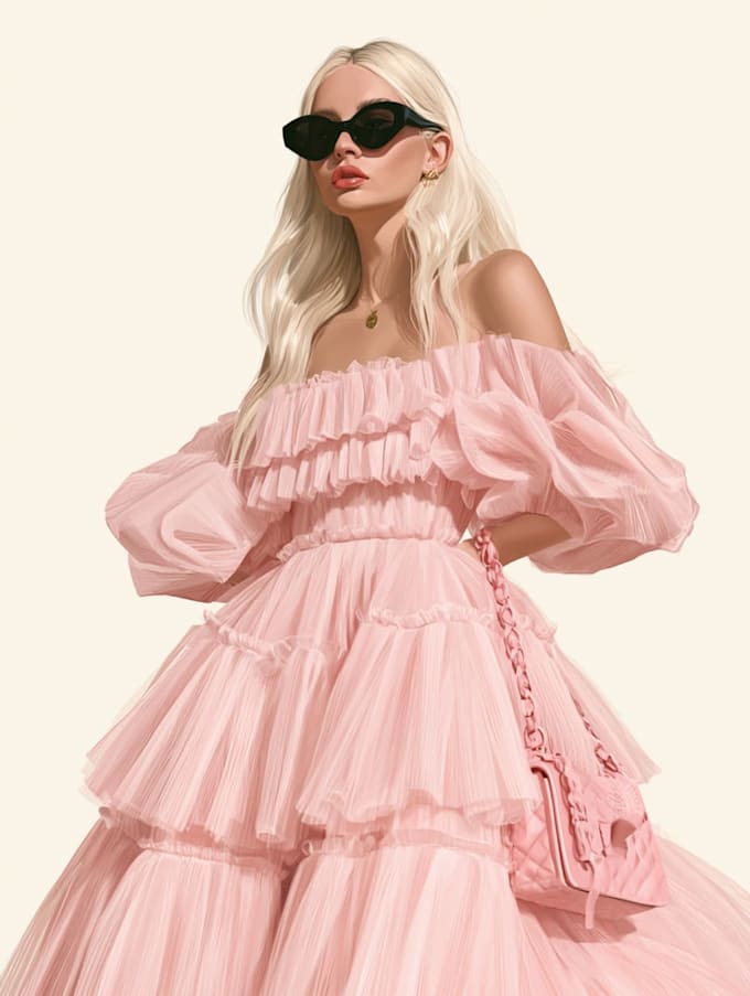 draw a fashion illustration