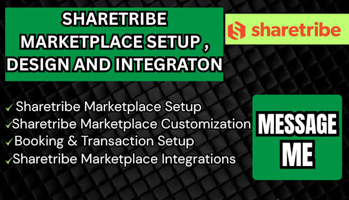design, redesign and setup your sharetribe marketplace website