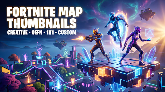 create a professional fortnite creative map thumbnail
