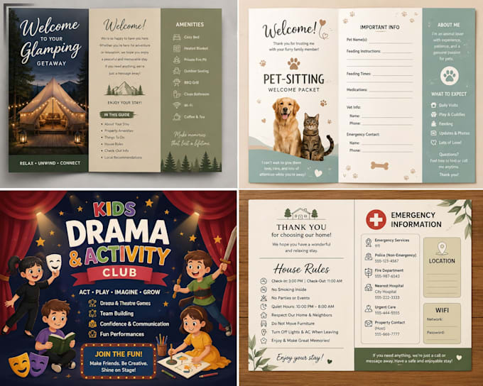 make beautiful flyers for you