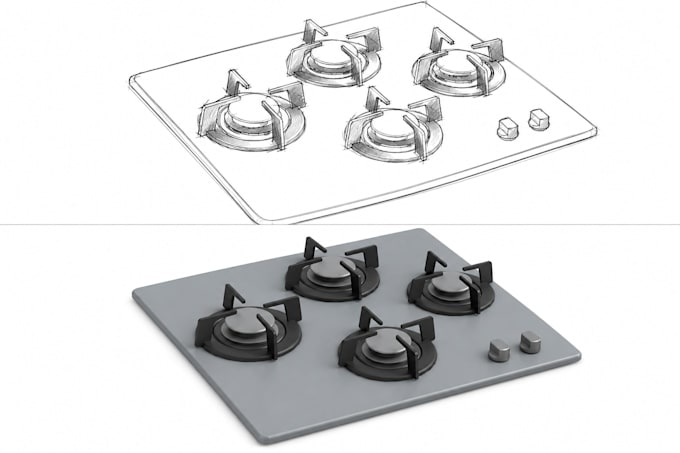 create 3d cad product design, mechanical part and assemblies