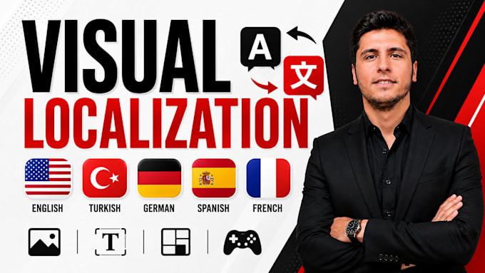 translate and localize your designs, graphics and game content