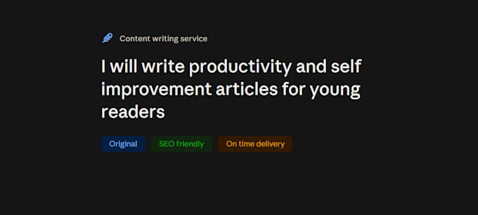 write engaging productivity and self improvement content