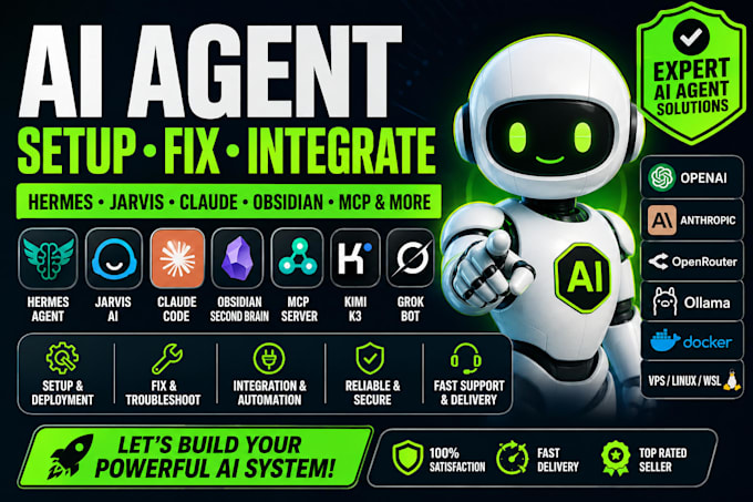 fix hermes agent jarvis ai obsidian second brain claude code kimi k3 grok bot