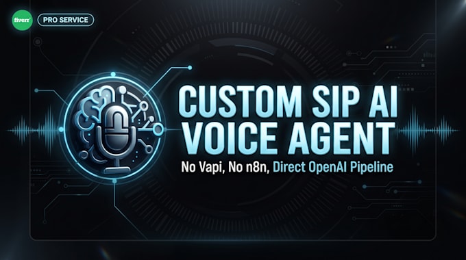 build a custom sip integrated ai voice agent for cold calling and reception
