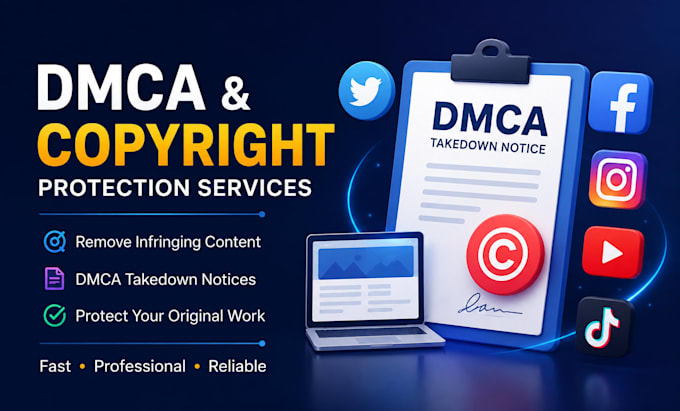 provide dmca and copyright related service