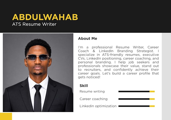 write the perfect resume, CV, cover letter and optimize linkedin