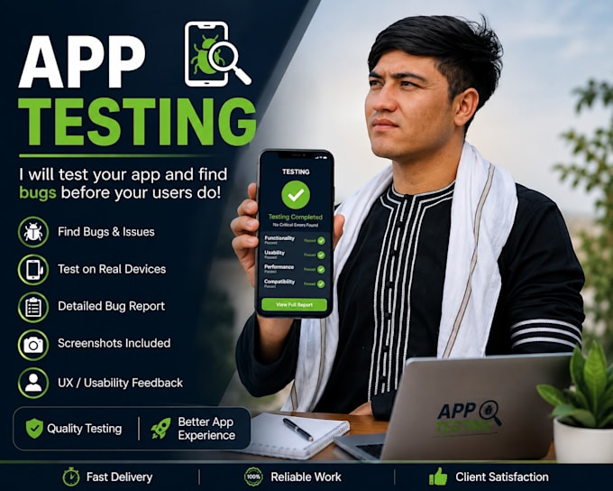 professionally test your app