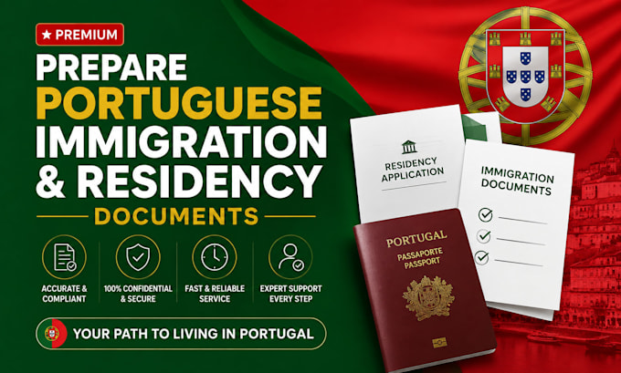 prepare portuguese immigration and residency documents