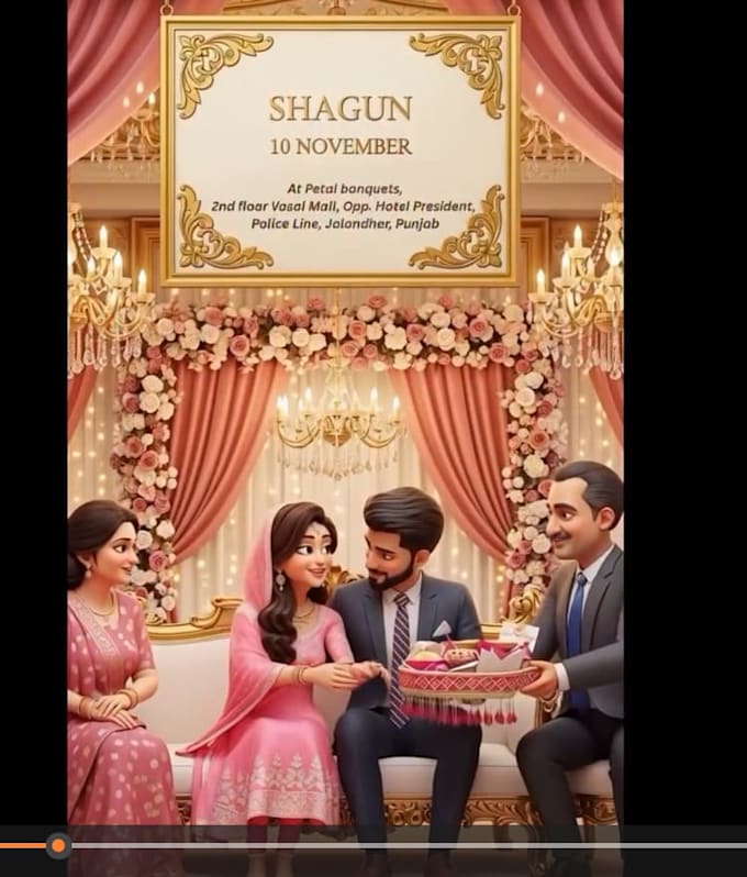 create a beautiful wedding invitation and customisable invitation