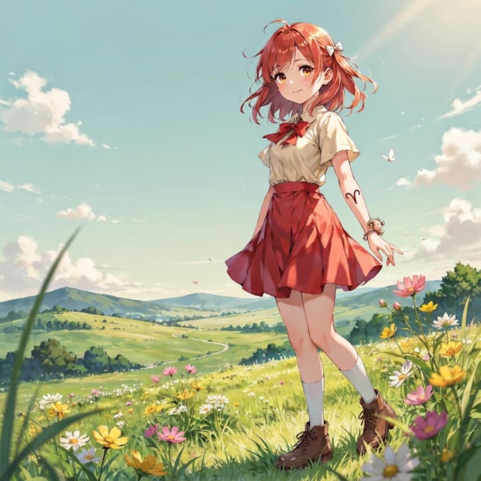 create a custom character illustration
