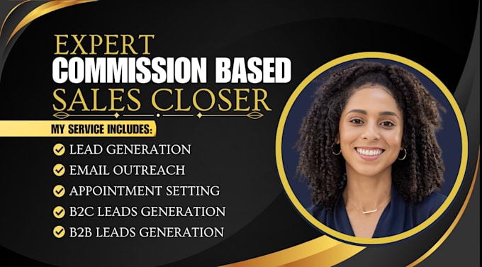 be commission based sales closer sdr sales representative b2b appointment setter