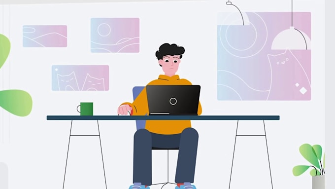 make interactive rive, lottie animation mascot ui animation state machine web