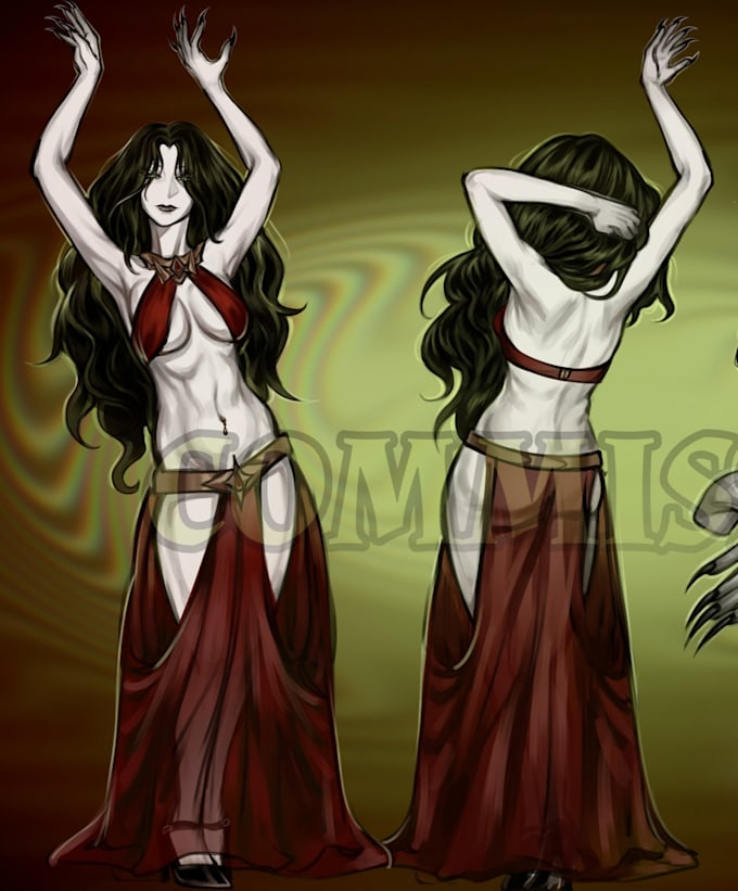 draw custom character design