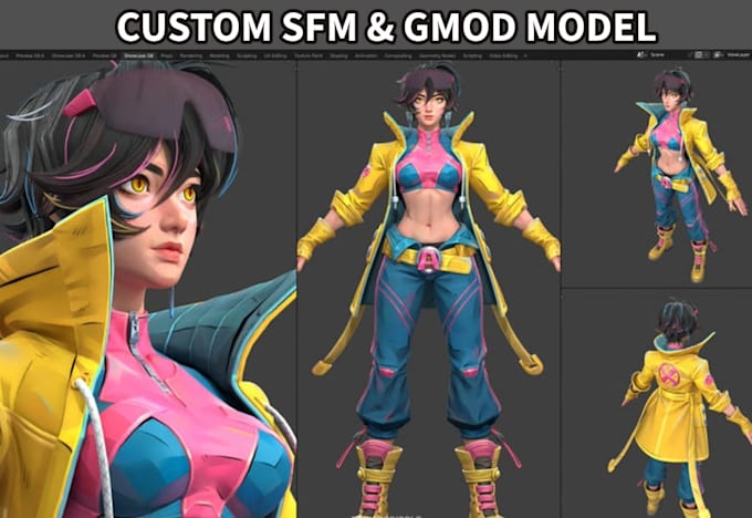 port, rig or create custom sfm model gmod playermodel l4d2 cs2 npcs for bonelab