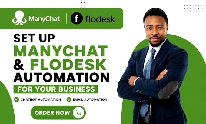 set up manychat and flodesk automation for your business