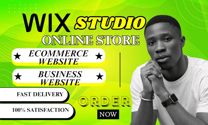 design wix studio ecommerce online store website, wix stduio ecommerce design