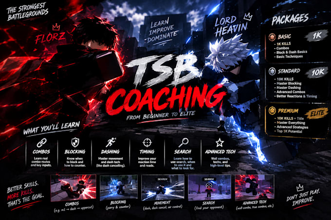 coach you to improve at tsb