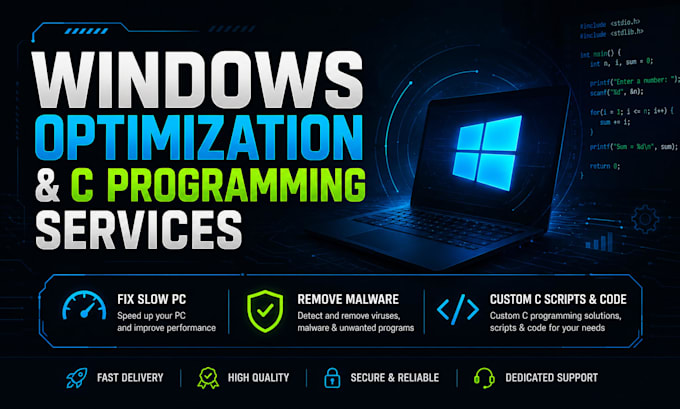 optimize your windows, help you with computer problems, and create programs