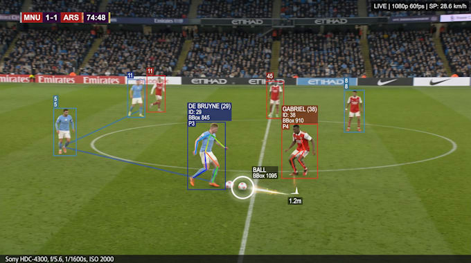 build player tracking, ball tracking, pose estimation, and sports analytics