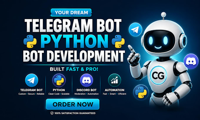 build telegram trading bot web scraping python bot discord ai automation bot
