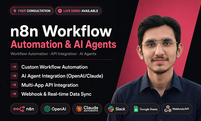 build n8n automation workflows and ai agents