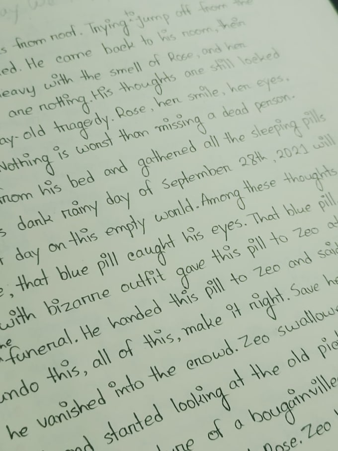 make handwritten notes for you