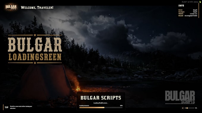 create fivem redm server trailers and custom loading screens