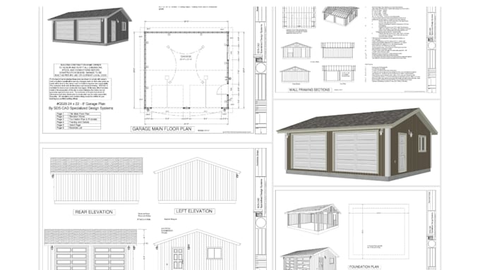 design custom barndominium floor plans, elevations and 3d models