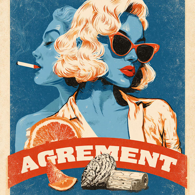 create retro style illustrations with vintage vibes