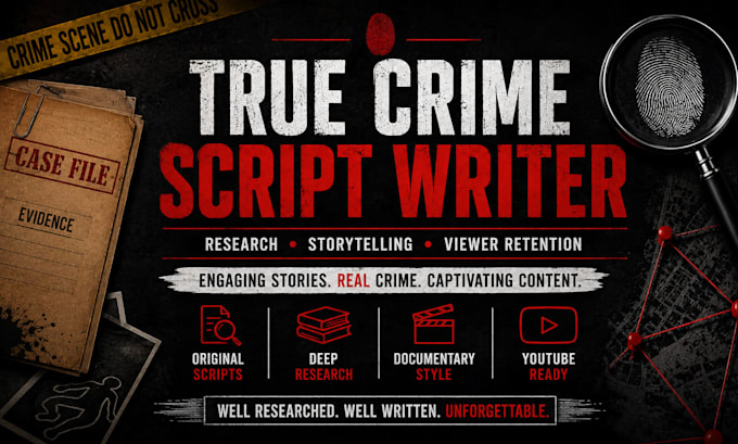 do true crime script and documentary