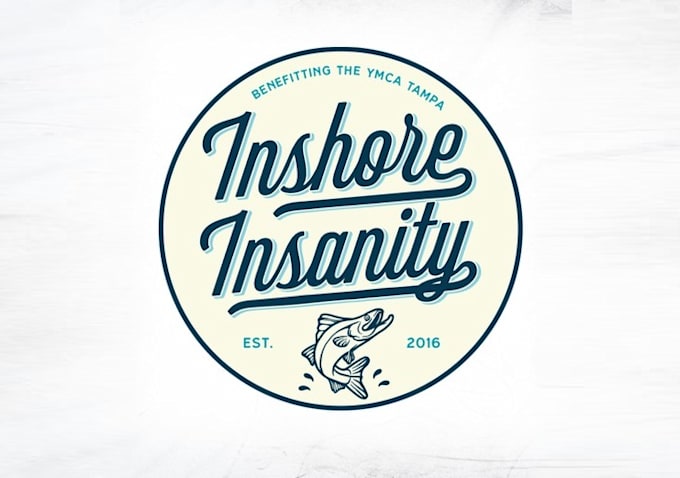 design fun fishing tournament logo