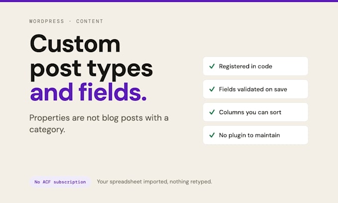 create custom post types and custom fields in wordpress