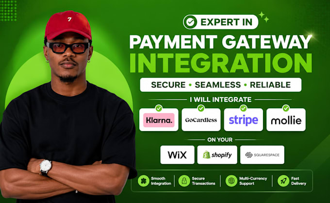integrate klama gocardless stripe mollie into wix shopify squarespace