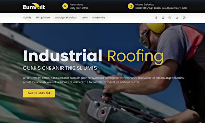 design squarespace roofing website roofing company contractor website
