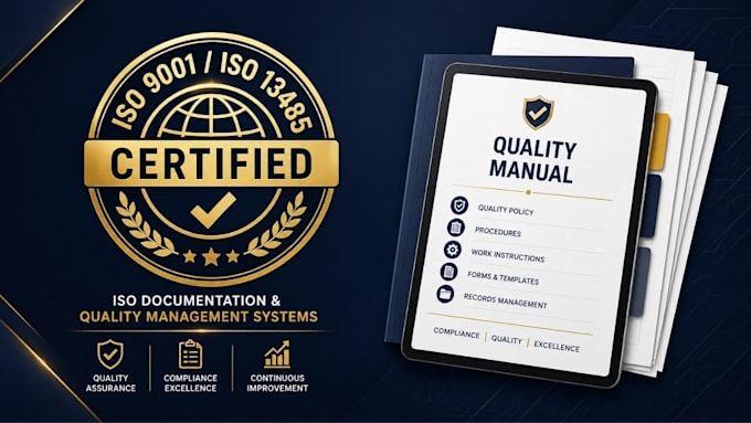 draft iso 9001 iso 13485 quality management framework documentation qms