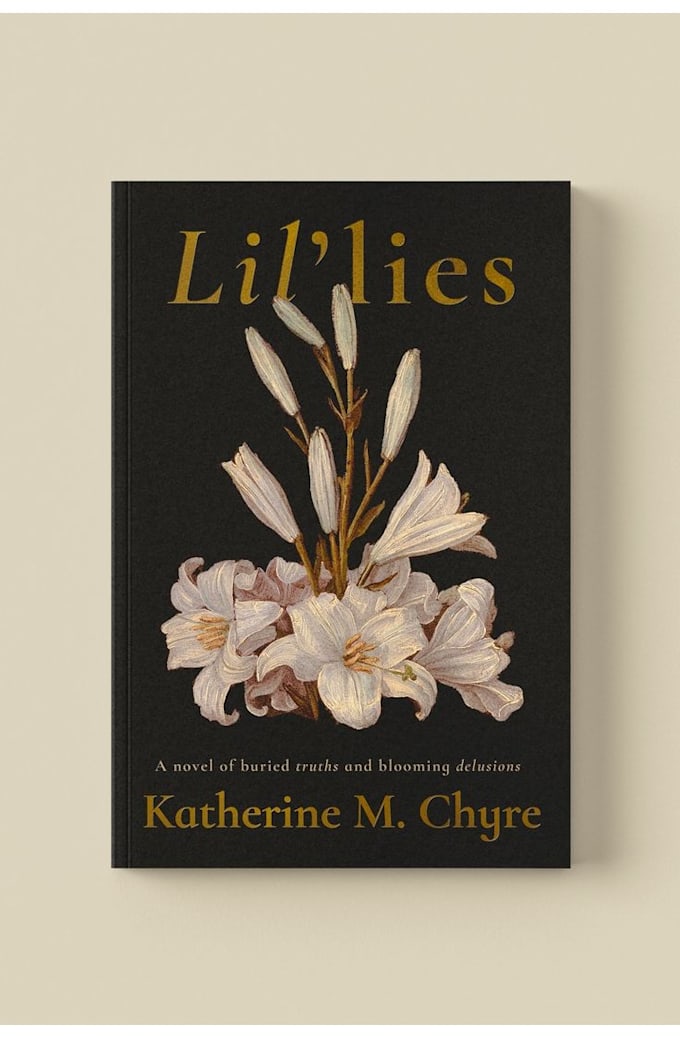 design romantic book cover with art