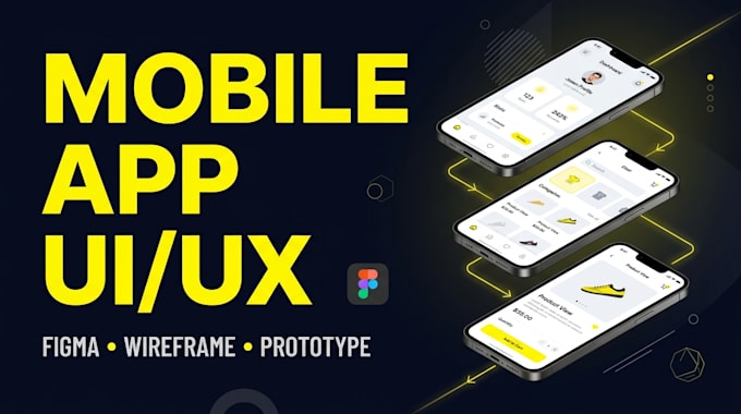 design figma app ui ux mobile app design wireframe and prototype