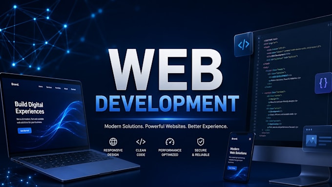 develop a modern website or web app