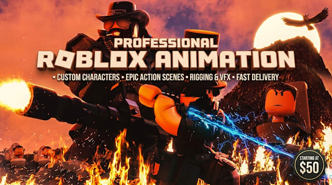 create roblox animation, combat and movement for roblox games