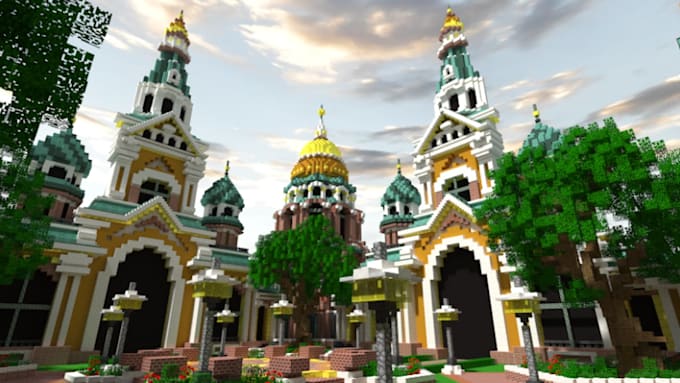 build custom minecraft maps, houses, castle, cities, and spawns