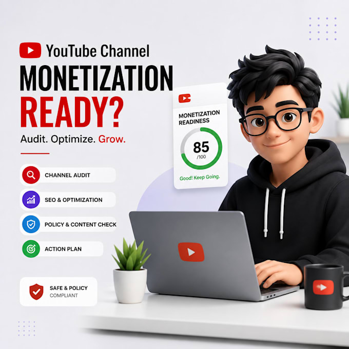 audit and optimize your youtube channel for ypp monetization