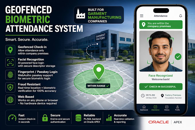 build custom oracle apex erp modules for HR finance inventory