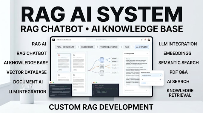 build a rag ai system with your documents, database and knowledge base
