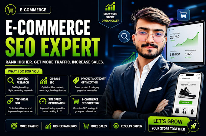 do complete ecommerce SEO for shopify and wordpress websites